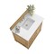James Martin Vanities 36'' Single Vanity, Light Natural Oak w/ 3 CM White Zeus Quartz Top 424-V36-LNO-3WZ - alternate 6